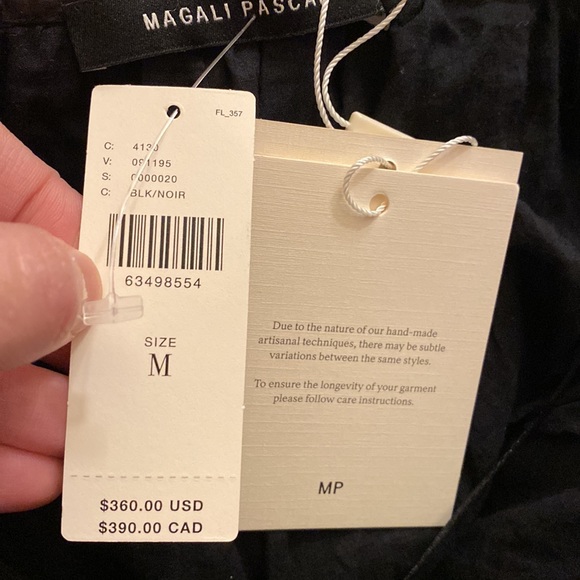 NWT MAGALI PASCAL Jaqueline Jacqueline COTTON tiered ruched maxi dress gown - Picture 16 of 16